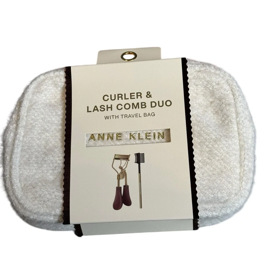 Anne Klein Curler & Lash Comb Duo With Travel Bag